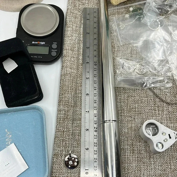 🌟 Epiphany & Diamonique Matching Necklace, Bracelet, Earring - QVC Early 2000's - Picture 13 of 17